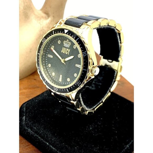Juicy By Juicy Couture Women\'s Watch JC/5022 Quartz Black Gold Tone Stee… main image 11